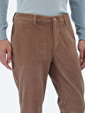Deve Tüyü Dokuma Regular Fit Kadife Casual Pamuk Karışımlı Pantolon