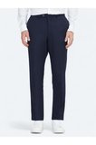 Lacivert Düz Dokuma Fitted Fit Klasik Pantolon