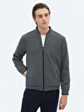 Lacivert Regular Fit Casual Dokuma Mont