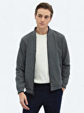 Lacivert Regular Fit Casual Dokuma Mont