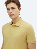 Limon Küfü Düz Polo Yaka %100 Pamuk T-Shirt