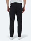 Siyah Dokuma Slim Fit Casual Pantolon