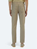 Vizon Dokuma Regular Fit Casual Pamuk Karışımlı Pantolon
