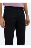 Lacivert Düz Dokuma Regular Fit Casual Pamuk Karışımlı Pantolon
