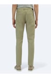 Açık Yeşil Düz Dokuma Regular Fit Casual Pamuk Karışımlı Pantolon