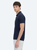 Lacivert Desenli Regular Fit Casual Gömlek