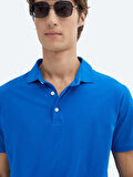 Saks Düz Polo Yaka %100 Pamuk T-Shirt