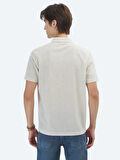 Bej Desenli Regular Fit Casual Gömlek