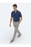 İndigo Düz Regular Fit Casual Gömlek