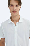 Kip Erkek Desenli Regular Fit Casual Gömlek GM-5872 Beyaz