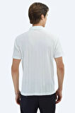 Kip Erkek Desenli Regular Fit Casual Gömlek GM-5872 Beyaz