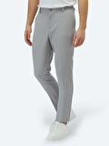 Gri Dokuma Jogging Fit Casual Pantolon