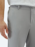 Gri Dokuma Jogging Fit Casual Pantolon