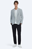 Kip Erkek Desenli Modern Fit Ceket CK-2716 Gri