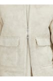 Taş Regular Fit Gömlek Yaka Casual Dokuma Mont
