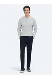 Lacivert Dokuma Jogging Fit Casual Pantolon