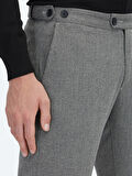 Antrasit Dokuma Regular Fit Casual Pantolon
