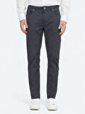 Antrasit Dokuma Regular Fit Casual Pamuk Karışımlı Pantolon