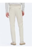 Bej Dokuma Regular Fit Smart Casual Pamuk Karışımlı Pantolon