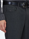 Antrasit Dokuma Slim Fit Casual Pantolon