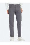 Antrasit Dokuma Slim Fit Casual Pamuk Karışımlı Pantolon