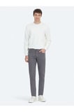 Antrasit Dokuma Slim Fit Casual Pamuk Karışımlı Pantolon