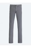 Antrasit Dokuma Slim Fit Casual Pamuk Karışımlı Pantolon