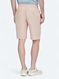 Somon Dokuma Jogging Fit Casual Pamuk Karışımlı Bermuda