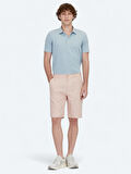 Somon Dokuma Jogging Fit Casual Pamuk Karışımlı Bermuda