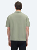 Yeşil Polo Yaka %100 Pamuk T-Shirt