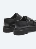 Siyah Deri Smart Casual Ayakkabı