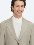 Kahverengi Kareli Modern Fit Ceket