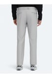 Gri Düz Dokuma Regular Fit Casual Pantolon