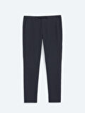 Lacivert Düz Dokuma Jogging Fit Casual Pantolon