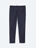 Lacivert Düz Dokuma Jogging Fit Casual Pantolon