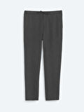 Siyah Çizgili Dokuma Jogging Fit Casual Pantolon