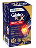 MRC NATURA GLUKOFLEX "AĞRI KESİCİ" Glukozamin Condro. MSM Tip2 kol. Devil's Claw Hyal.asit 60 tab