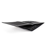 RFID Korumalı Siyah Hakiki Deri Pasaport Cüzdanı | Minimalist | Voyager Obsidian