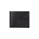 RFID Korumalı Siyah Hakiki Deri Erkek Cüzdan | Minimal | Essential Slim Obsidian