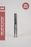 Soyulabilir Dudak Kalemi-Peel-Off Lip Tattoo, P01