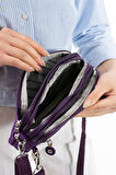 M 231 Mega Bag Krinkıl Kumaş Unisex El Omuz Çantası, Telefonluk (yatay), Clutch