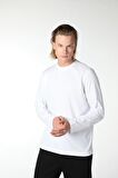 ERKEK UZUN KOLLU BİSİKLET YAKA TİŞÖRT SİYAH - 3XL