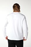 ERKEK UZUN KOLLU BİSİKLET YAKA TİŞÖRT SİYAH - 3XL