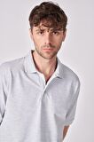 Erkek Pamuk Karışımlı Polo Yaka Kısa Kollu Tişört