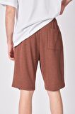 Erkek Dokulu Oversize Bermuda