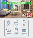 Fibril Pratik Yüzey Temizleme Havlusu Beyaz Sirke Sabun Kokulu 50 Adet XL - 2’li