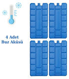 Buz Aküsü Kasedi Ice Box Soğuk Zincir - 4 Adet