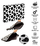 Notebook Laptop Macbook Çantası 13"-13.3"-14"-15.6" inç - 800-DÜZ Dalmaçya Desenli
