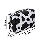 Voice Clutch Seyahat Makyaj Organizeri Kozmetik Çantası Kumaş - 250 Dalmaçya Desenli