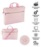 Notebook Laptop Macbook Evrak Çantası 13"-13.3"-14"-15.6" inç - 400 Pembe